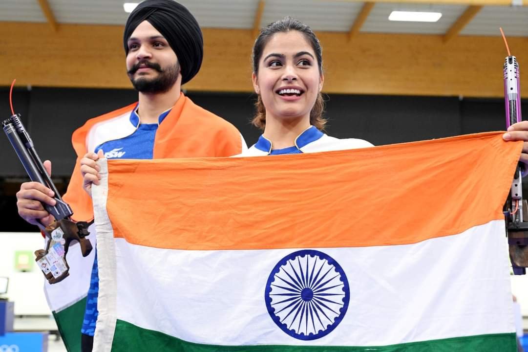 Manu Bhaker Paris olympics 2024